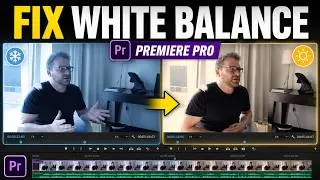 FIXING WHITE BALANCE in Premiere Pro CC (2021)