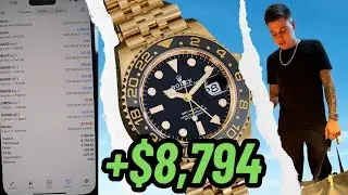 Spending $40,000 ON A BRAND NEW ROLEX! (1k to 10k Challenge Part 3)