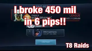 Breaking 452 mil in 6 pips!! | Day 2 Pips | League Raids | Injustice 2 Mobile