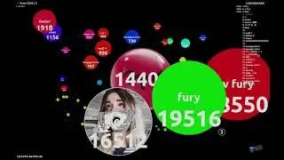 Agar.io | 2v2 Perfect & Cold (3) vs Fabinho & Zion (2)