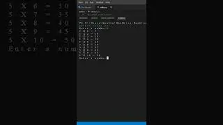 Calculating multiplication table of any number using while loop , for loop and string formatting.