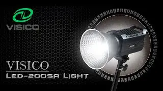 VISICO LED 200 SA Cob LED Video Light Test/Review