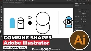 Combine Shapes in Adobe Illustrator
