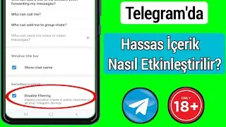 Telegram'da Hassas İçerik Nasıl Etkinleştirilir (2024) | Telgrafa Duyarlı İçeriği Kapatın