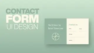 How to create Contact Form in Figma | Figma Tutorial