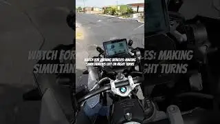 Turning Left On Two Wheels