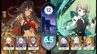 C6 Dehya Overload & C6 Lynette Freeze | Spiral Abyss {6.5} | Genshin impact
