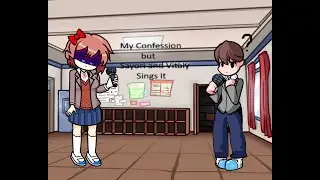 FNF | My Confession but Sayori(FNF x DDLC) and Vitaly sings It