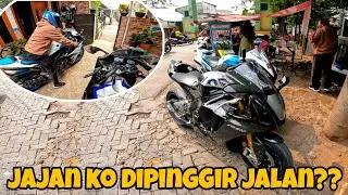 BAWA 2 MOTOR YAMAHA R1 RIDING BARENG BAPAK BELI KETOPRAK