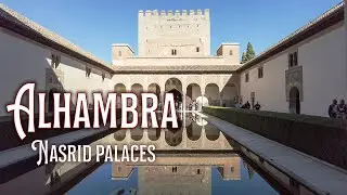 Granada, Spain. Nasrid palaces, Alhambra.