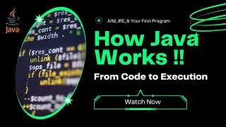 How Java Works: From Code to Execution (JVM, JRE, & Your First Program)