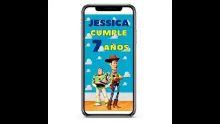 Invitacion de cumpleaños animada TOY STORY