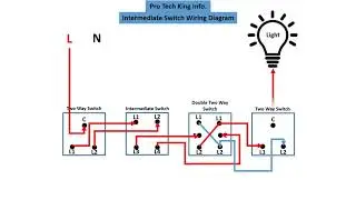 Intermediate switch connection || 3 way wiring connection बहुत कम इलेक्ट्रीशियन को यह वायरिंग आती है