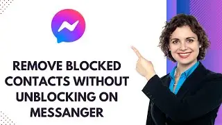How To Remove Blocked Accounts  without Unblocking on Messenger |Remove Blocked Contacts{FULL GUIDE}