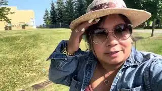 Outdoor walk In the neighbourhood I Beautiful weather in Canada I summer  walk