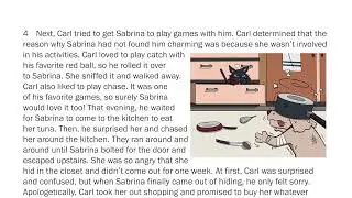The Story of Carl and Sabrina (Reading Text)