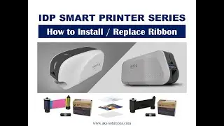 How to Install / Replace Ribbon in IDP Smart Printers - IDP Smart 31 - IDP Smart 51
