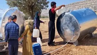 Buying a tanker from the market by Abbas and his father for the comfort of Elham