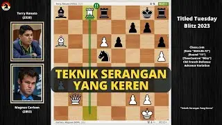 MAGNUS BERMAIN GAMBIT UNTUK HANCURKAN PERTAHANAN PRANCIS  🔥
