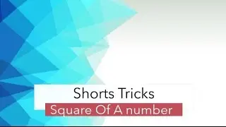 Square Of number Short Tricks || Which Has Last Digit of the number is 5 #learning#pcmskills #shorts
