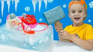 كريس وأمه ألعاب مجمدة وتحديات مضحكة أخرى للأطفال