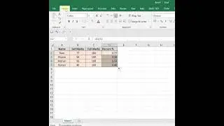 How to Calculate 🤨Percentage in Excel in Hindi || Excel % jabardast😉 trick