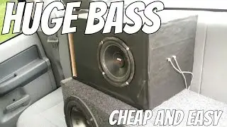 How To: Cheap and Easy Subwoofer Box!