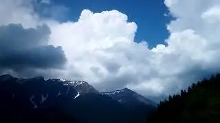 Классическая обзорная площадка озера Рица