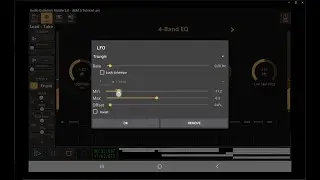 Audio Evolution Mobile Studio v5: Modifiers and sidechain