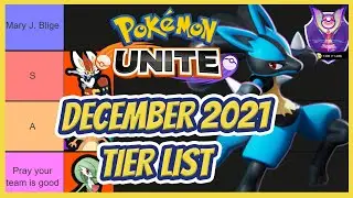 Pokemon UNITE Overall Tier List December 2021