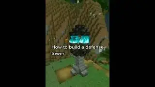 Best machine gun DEFENCE for your Minecraft base | Archer Tower #Shorts