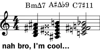too many chords