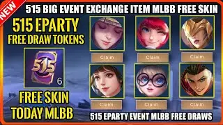 FREE EPIC SKIN EVENT HOW TO GET FREE DRAW 515 TOKENS! IN MOBILE LEGENDS