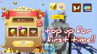 My first Top up on Blockmango