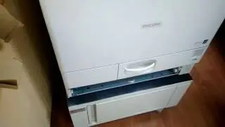How to clear Paper Jam Ricoh printer  4504  servicing and cleanning pickup roller