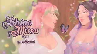 shinobu + mitsuri 🧺🍡🦋💖 speedpaint