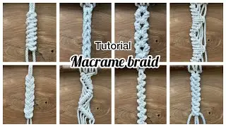 Macrame knot | nudos de macramé | macrame braid | macrame tutorial | nó de macramê