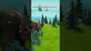 Fortnite Auto Fire Setting 🤯 