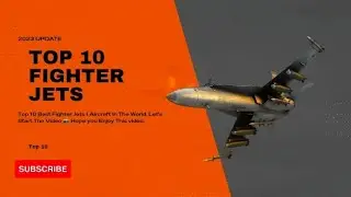 Top 10 Fighter Jets In The World | Fastest Fighter Aircrafts #militarynews #top10 #fighterjet