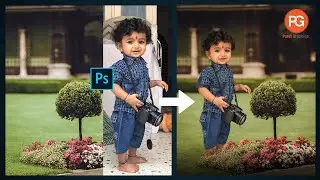 Photoshop cc Tutorial: how could i edit my child photo with photoshop || change photo background