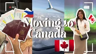 Moving from the Philippines to Canada ( 16hr flight) | Faith Alexis