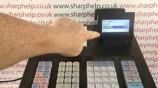 How To Clear Screen Return To Main REG Mode Display Sharp XE-A207 / XE-A177 Cash Registers
