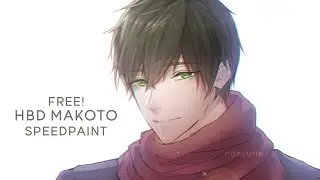 Free! Happy Birthday Makoto [Speedpaint]