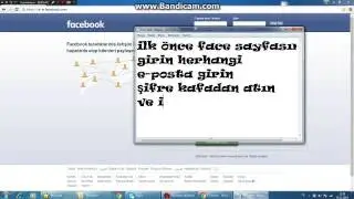 Facebook şifre gösterme