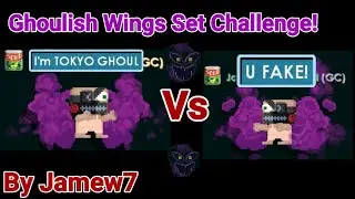 I Made Ghoulish Wings Set In Growtopia! (TOKYO GHOUL SET) OMG!! | Growtopia | Jamew7