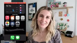 what's on my intentional iPhone as a digital minimalist | sharing my screen time 😳