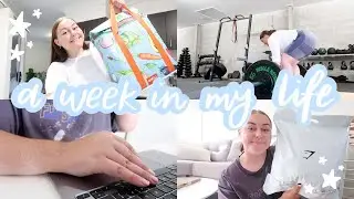 week in my life - grocery hauls + working for myself! 💓 Georgia Richards