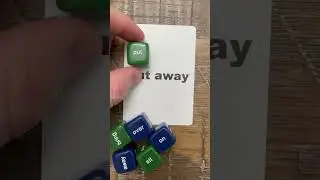 Put Away English Phrasal Verb Lesson | Phrase It Cards and Grammar Dice 
