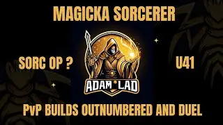 ESO | Magicka Sorcerer | PvP Builds | Update 41 | With Commentary And Gameplay