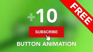 Green Screen Subscribe Button Click NO COPYRIGHT With Sound